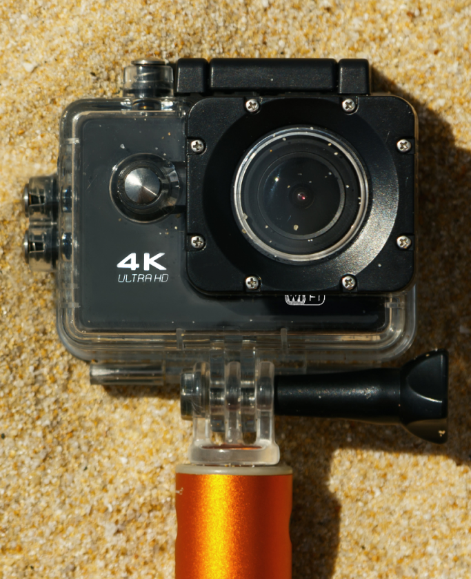 Pro Xtreme Cam on sand